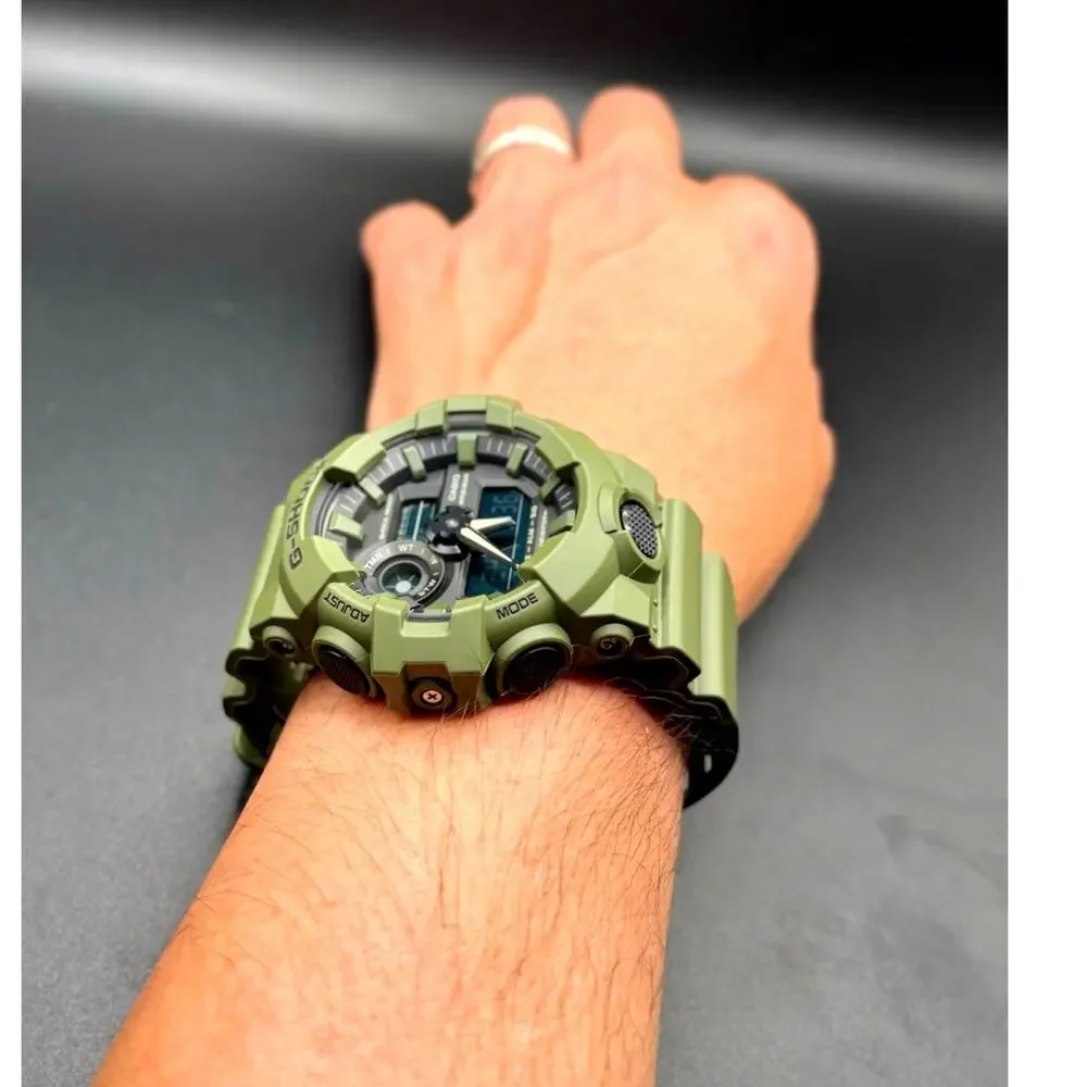 Casio G-Shock GA-700UC-3A Utility Color Olive Green Analog Digital Watch NWT